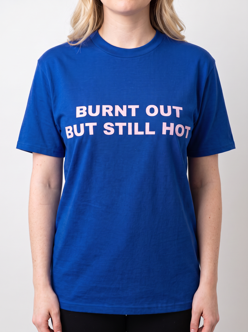 Burnt Out But Still Hot Tee | Slogan Tee | by lydia.